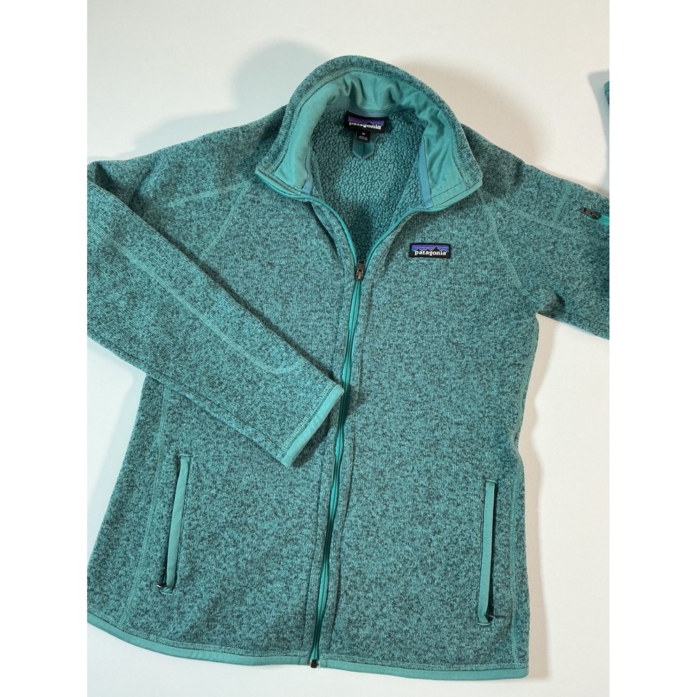 Patagonia Better Sweater Full Zip Fleece Jacket Teal Heather Size M